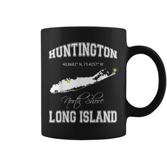 Huntington Long Island New York Varsity T Coffee Mug - Monsterry AU