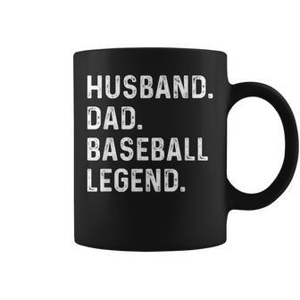 Husband Dad Baseball Legend Father's Day For Dad Coffee Mug - Thegiftio UK