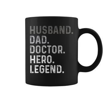 Husband Dad Doctor Hero Legend Humor Fathers Day Dad Coffee Mug - Thegiftio UK