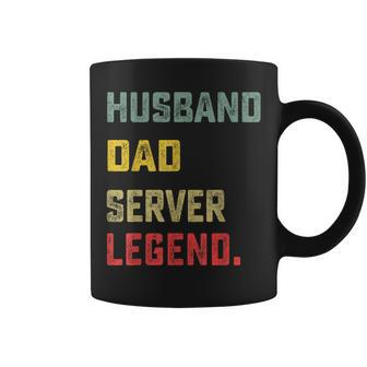 Husband Dad Server Legend Father's Day Coffee Mug - Thegiftio UK