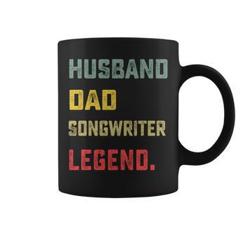 Husband Dad Songwriter Legend Father's Day Coffee Mug - Monsterry UK