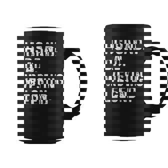 Husband Dad Wrestling Legend Father's Day For Dad Coffee Mug - Thegiftio UK