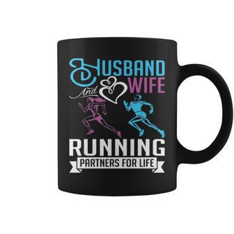 Husband And Wife Running Sweet Valentine’S Day Coffee Mug | Mazezy CA