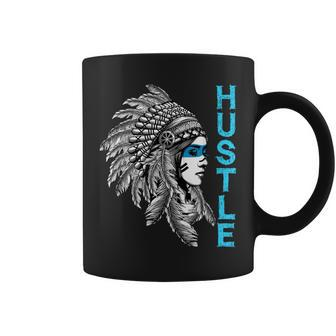 Hustle Native American Indian Girl Rap Lover Christmas Coffee Mug - Monsterry DE