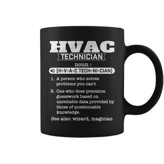 Hvac Technician Definition Hvac Tech Ac Repairman Coffee Mug | Mazezy