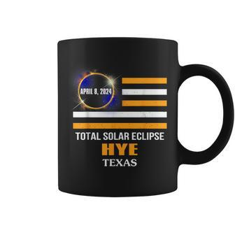 Hye Texas Solar Eclipse 2024 Us Flag Coffee Mug - Thegiftio UK