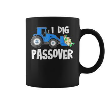I-Dig Passover Matzah Balls Afikoman Excavator Pesach Seder Coffee Mug - Monsterry AU