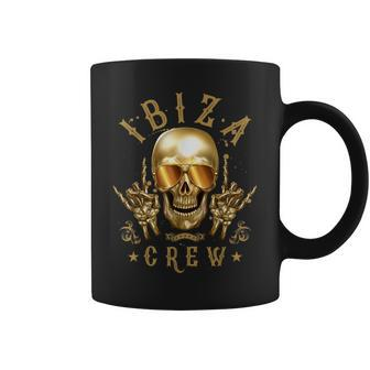 Ibiza Crew Skull Party Vacation Coffee Mug - Thegiftio UK