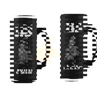 Ibs I Be Shittin' Cute Raccoon Coffee Mug - Monsterry