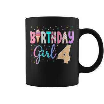 Ice Cream Party Sweet Birthday Theme 1St 3Rd Matching Coffee Mug - Monsterry AU