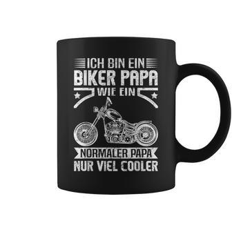 Ich Bin Ein Biker Papa Wie Ein Normal Papa Nuriel Cool S Tassen - Geschenkecke