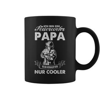 Ich Bin Ein Feuerwehr Papa Wie Ein Normaler Papa Nur German Tassen - Geschenkecke