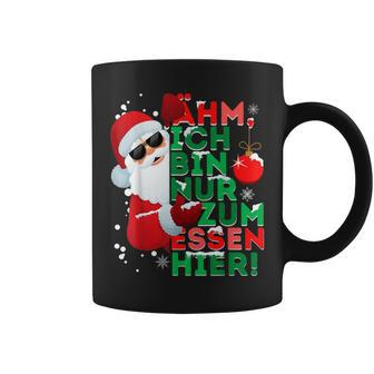 Ich Bin Nur Zum Essen Hier Tassen, Santa Claus Motiv für Frohe Weihnachten - Seseable