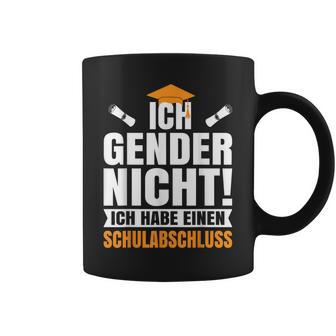 Ich Gender Nicht, Schulabschluss Besitzer Schwarzes Tassen - Seseable