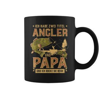 Ich Habe Zwei Titel Angler Und Papa Hecht Mann Carp Fishing S Tassen - Geschenkecke