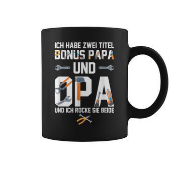 Ich Habe Zwei Titel Bonus Papa Und Opa Rocke Sie Both Tassen - Geschenkecke