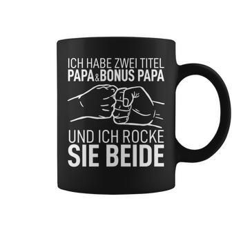 Ich Habe Zwei Titel Papa & Bonus Papa Bester Dad Der Welt Tassen - Geschenkecke