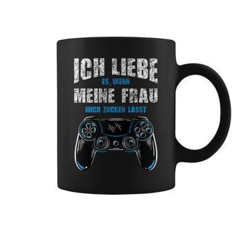 Ich Liebe Es Wenn Meine Frau Mich Zocken Lässt Gamer S Tassen - Seseable