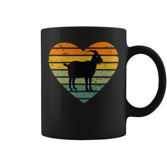 Ich Liebe Ziegen Retro Heart Goat Farm Tassen - Seseable