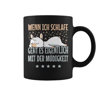 Ich Schlafe Lama Sleep Alpaca Sayings Tassen - Seseable