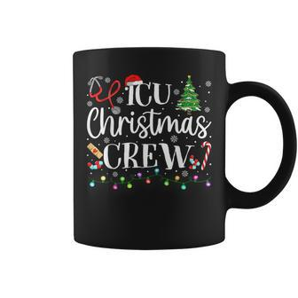 Icu Nurse Christmas Crew Intensive Care Unit Nurse Coffee Mug | Seseable CA