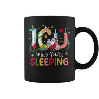 Icu When Your're Sleeping Christmas Icu Nurse Crew Womens Coffee Mug - Seseable