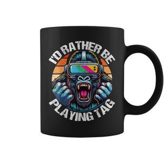 I'd Rather Be Playing Tag Gorilla Monke Tag Gorilla Vr Gamer Coffee Mug - Seseable