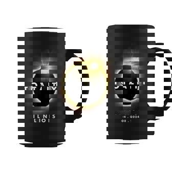 Illinois Solar Eclipse 2024 Totality Solar Eclipse Coffee Mug - Thegiftio