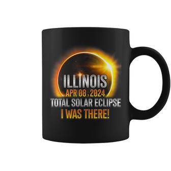 Illinois Solar Eclipse 2024 Usa Totality Coffee Mug - Monsterry CA