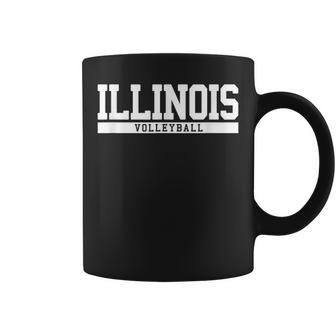 Illinois Volleyball Coffee Mug - Monsterry
