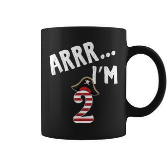 I'm 2 Years Old Boy 2Nd Birthday Party Pirate Coffee Mug - Monsterry UK