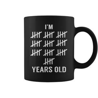 I'm 50 Years Old Tally Mark Birthday 50Th Coffee Mug - Monsterry UK