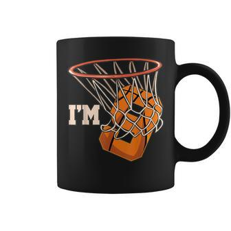 I'm 9 Basketball Theme Birthday Party Celebration 9Th Coffee Mug - Seseable