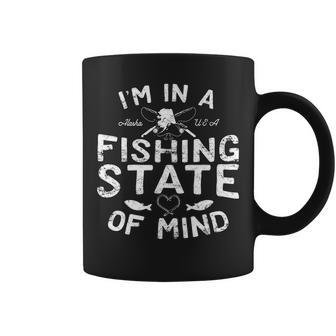 I'm In A Alaskan Fishing State Of Mind Coffee Mug | Mazezy