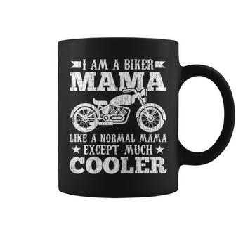 I'm A Biker Mama Motorcycles Bike Graphic Coffee Mug - Monsterry