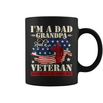 I'm A Dad Grandpa And A Veteran 4Th Of July Father's Day Coffee Mug - Monsterry