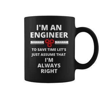 I'm An Engineer Sarcastic Engineering Coffee Mug - Thegiftio UK
