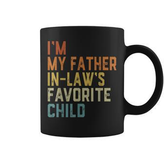 I'm My Father In Laws Favorite Child Family Fathers Day Coffee Mug - Seseable