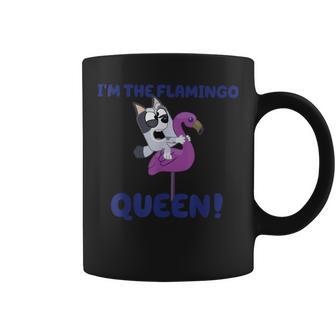 I'm The Flamingo Queen Matching Family Vacation Coffee Mug - Monsterry DE