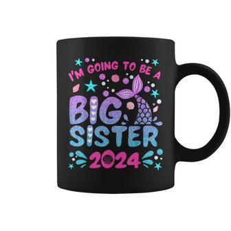 I'm Going To Be Big Sister 2024 For Pregnancy Announcement Coffee Mug - Monsterry