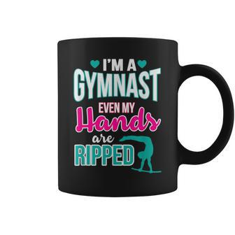 I'm A Gymnast Even My Hands Are Ripped Coffee Mug - Monsterry