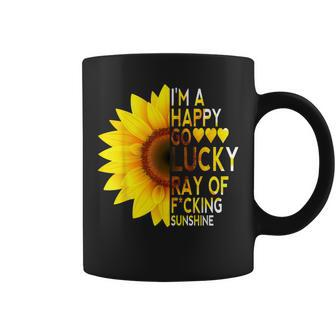 I'm A Happy Go Lucky Ray Of Fucking Sunshine Coffee Mug - Monsterry