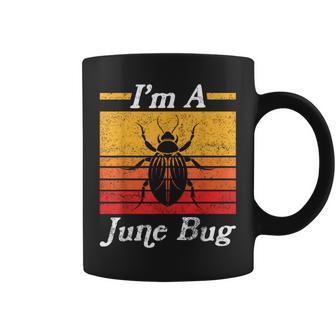 I'm A June Bug Vintage Style Insects Bug Retro Distressed Coffee Mug - Monsterry CA