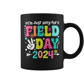 I'm Just Here For Field Day 2024 Field Trip Fun Day Boy Girl Coffee Mug - Monsterry CA