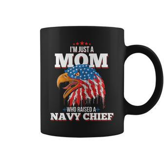 I'm Just A Mom Who Raised A Navy Chief Navy Chiefs Coffee Mug - Monsterry UK