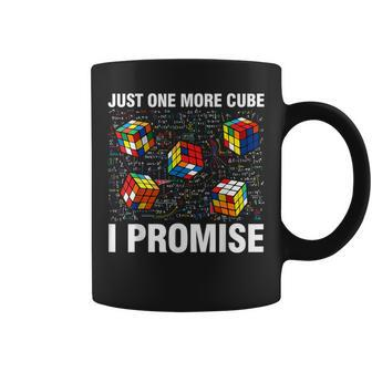 I'm Just Here To Solve Cubes Math Lover Speed Cubing Coffee Mug - Monsterry DE