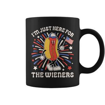 I'm Just Here For The Wieners 4Th Of July Coffee Mug - Monsterry AU