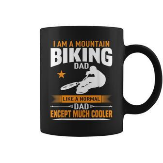 I'm A Mountain Biking Dad Mtb Cycling Coffee Mug - Monsterry AU