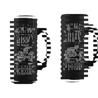 I'm Not Always Grumpy Men's Motorbike Rider Biker Dad Coffee Mug - Thegiftio