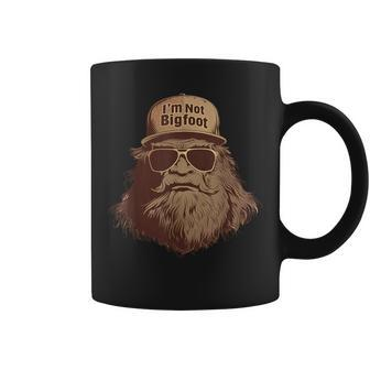 I'm Not Bigfoot Bigfoot Disguise Trucker Hat Sasquatch Coffee Mug | Mazezy DE